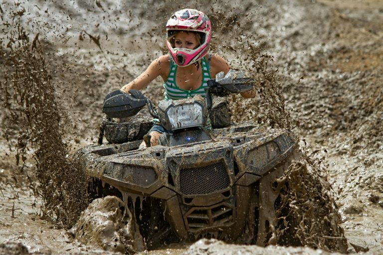 ATV Beginner Guide – New rider on trail in forest terrain