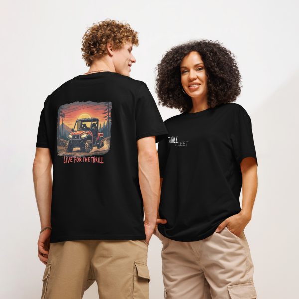 Live for the Thrill ThrillFleet Unisex T-Shirt Organic Cotton