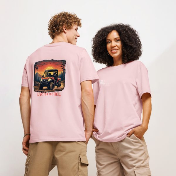 Live for the Thrill ThrillFleet Unisex T-Shirt Organic Cotton - Image 13