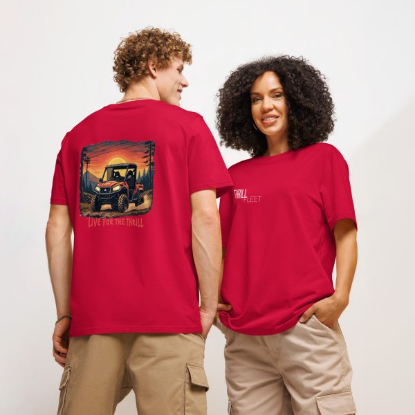 Live for the Thrill ThrillFleet Unisex T-Shirt Organic Cotton - Image 7