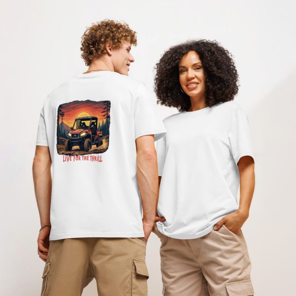 Live for the Thrill ThrillFleet Unisex T-Shirt Organic Cotton - Image 15