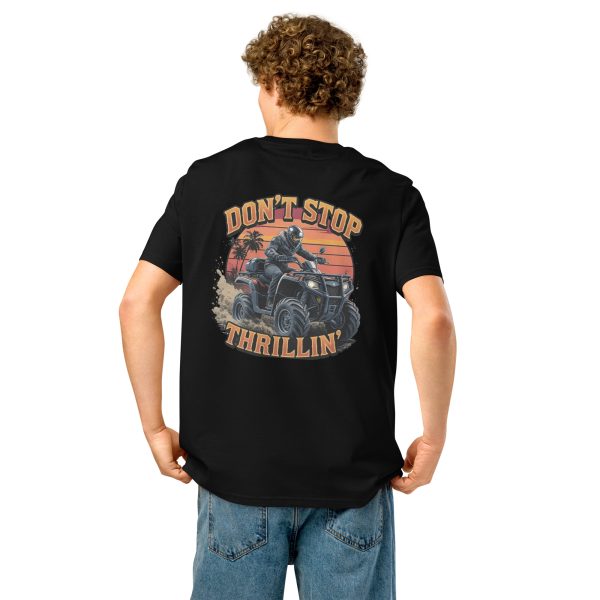 Don't Stop Thrillin' ThrillFleet Unisex T-Shirt Organic Cotton - Image 4