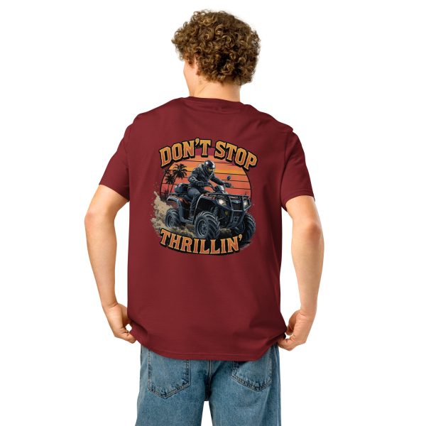 Don't Stop Thrillin' ThrillFleet Unisex T-Shirt Organic Cotton - Image 13
