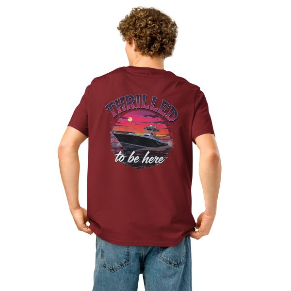 Thrilled to be Here Unisex organic ribbed neck t-shirt - Image 12