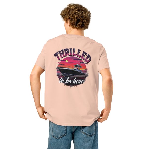 Thrilled to be Here Unisex organic ribbed neck t-shirt - Image 36