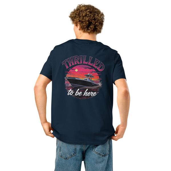 Thrilled to be Here Unisex organic ribbed neck t-shirt - Image 6