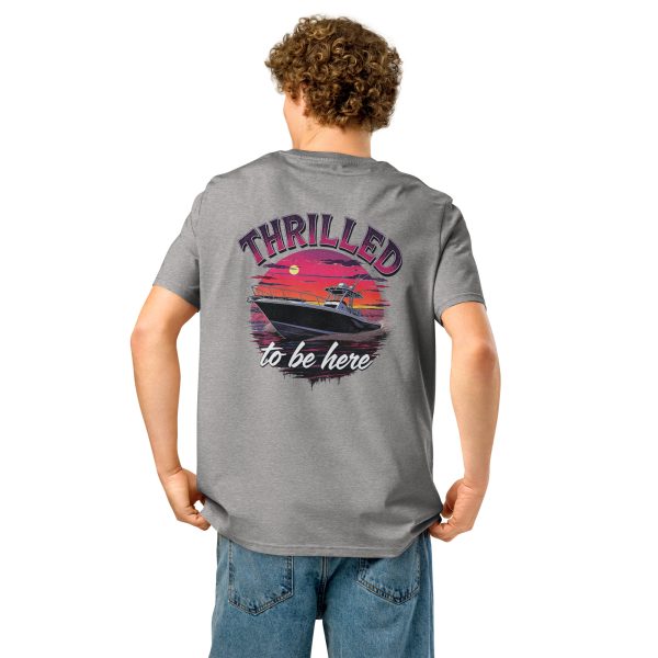 Thrilled to be Here Unisex organic ribbed neck t-shirt - Image 30