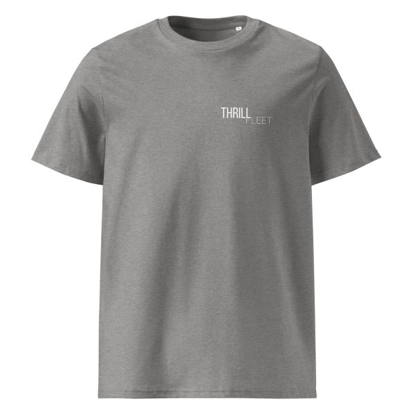 Live for the Thrill Unisex organic ribbed neck t-shirt - Image 38