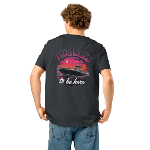 Thrilled to be Here Unisex organic ribbed neck t-shirt - Image 15