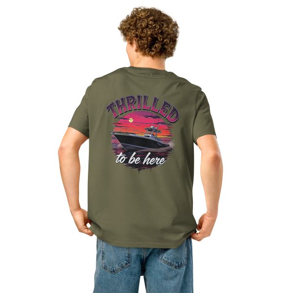 Thrilled to be Here Unisex organic ribbed neck t-shirt - Image 27