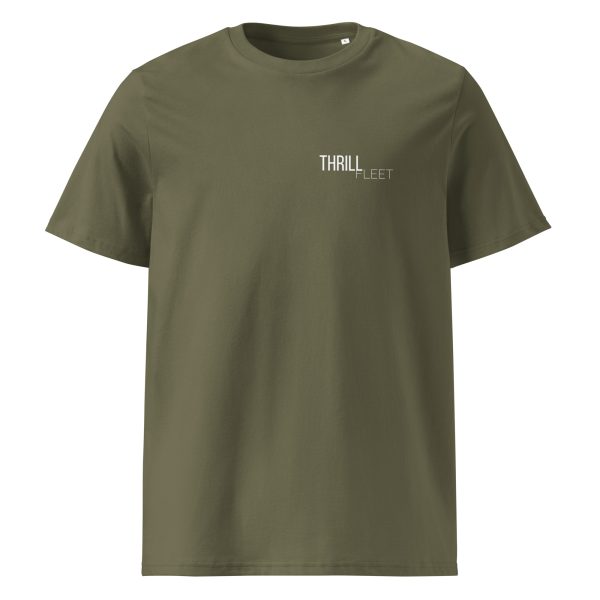 Live for the Thrill Unisex organic ribbed neck t-shirt - Image 34