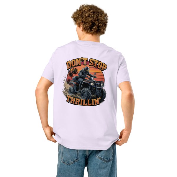 Don't Stop Thrillin' ThrillFleet Unisex T-Shirt Organic Cotton - Image 43