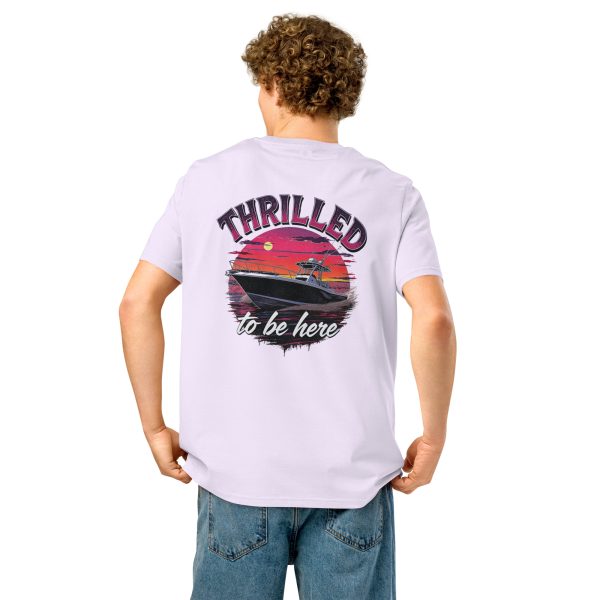 Thrilled to be Here Unisex organic ribbed neck t-shirt - Image 42