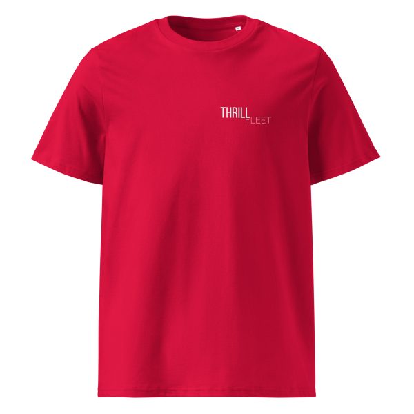 Live for the Thrill Unisex organic ribbed neck t-shirt - Image 26