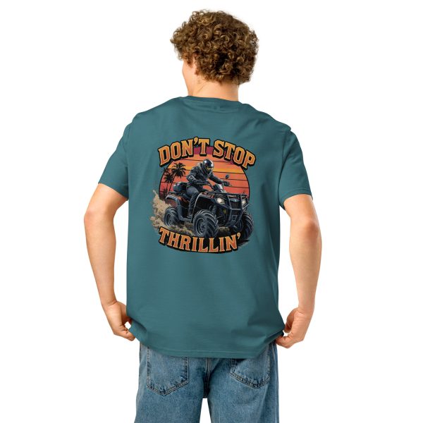 Don't Stop Thrillin' ThrillFleet Unisex T-Shirt Organic Cotton - Image 25