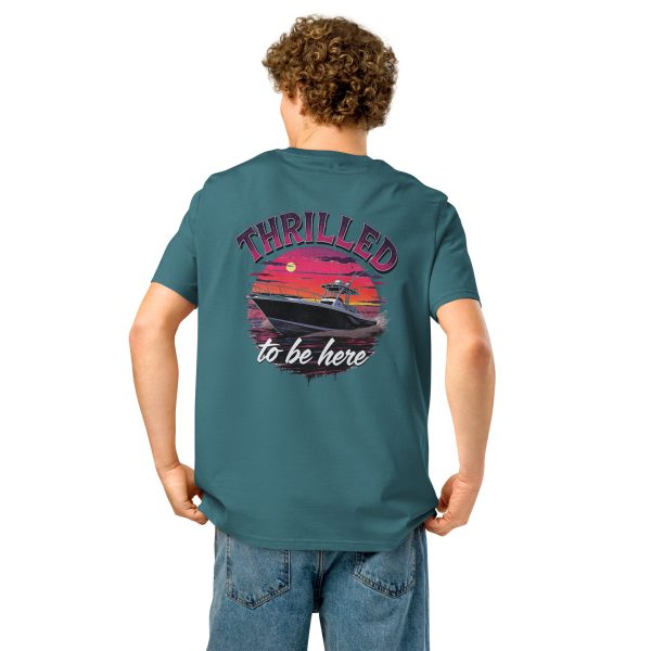 Thrilled to be Here Unisex organic ribbed neck t-shirt - Image 24