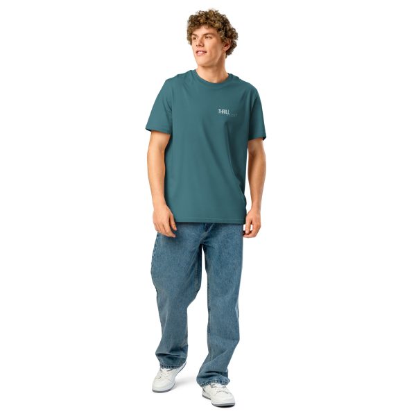Thrilled to be Here Unisex organic ribbed neck t-shirt - Image 23