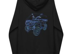 Unisex eco raglan hoodie ATV