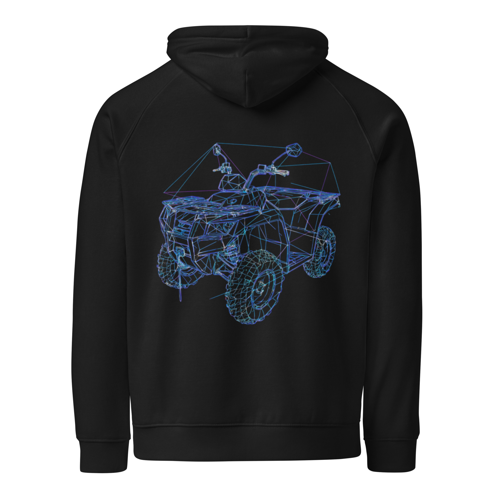 ATV Unisex eco raglan hoodie