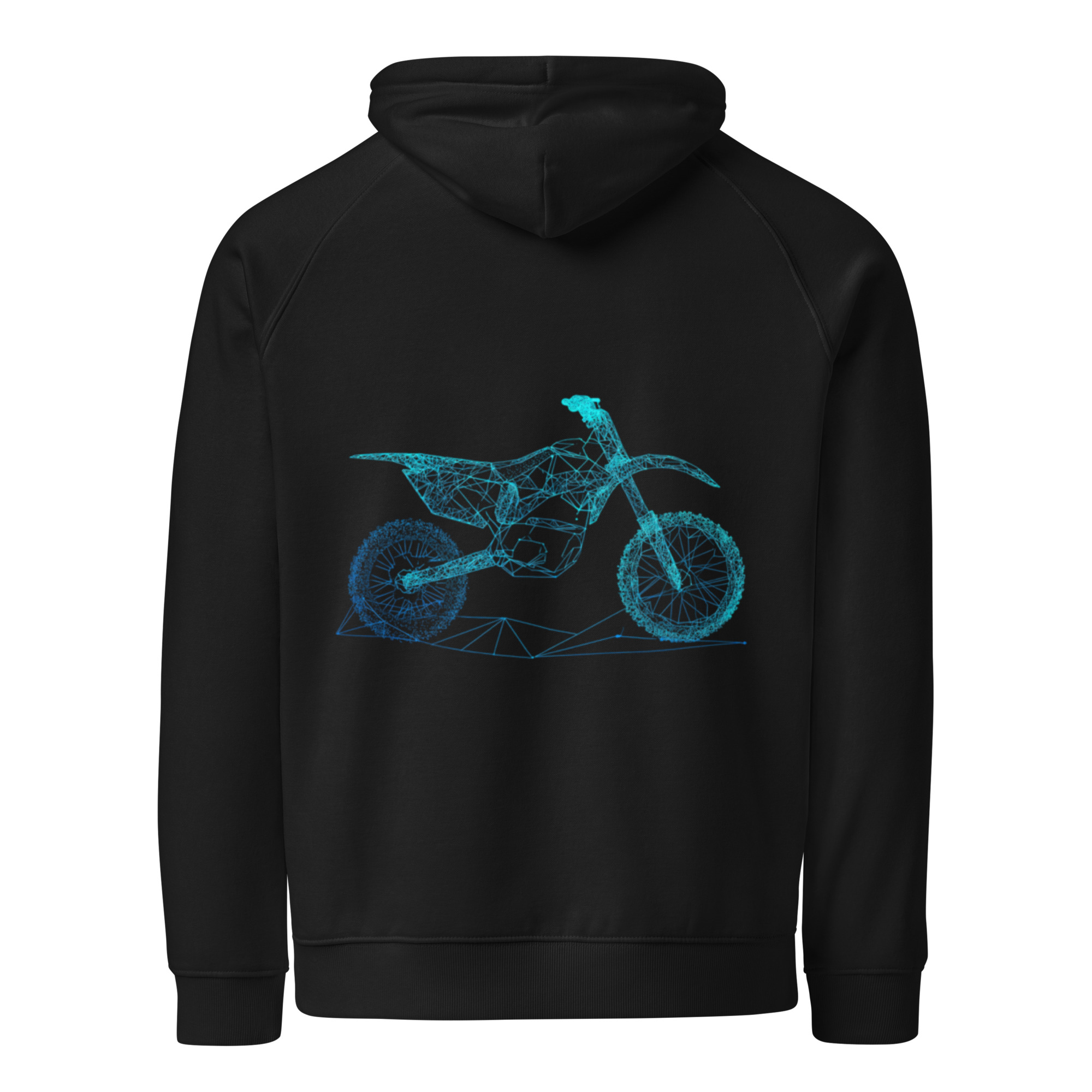 Dirt Bike Unisex eco raglan hoodie